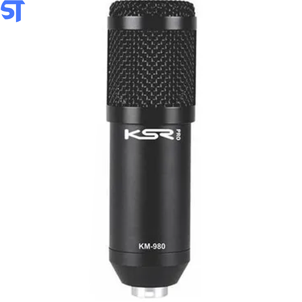 Microfone Condensador Ksr Km-980 Pro - Kit Youtuber